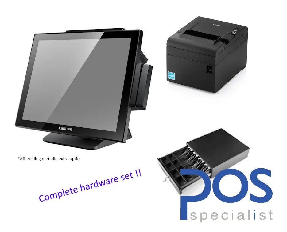 Touch kassa 15 inch bundel hardware only